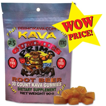 25 MG ROOT BEER KAVA GUMMIES 30 COUNT